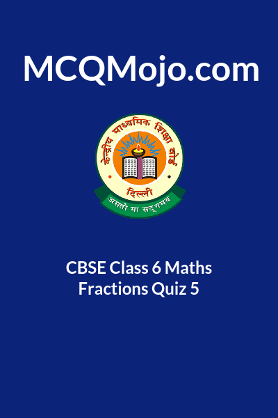 fractions and decimals class 6 mcq