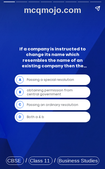 /web-stories/cbse-mcq-questions-for-class-11-business-studies-formation-of-a-company-quiz-5/