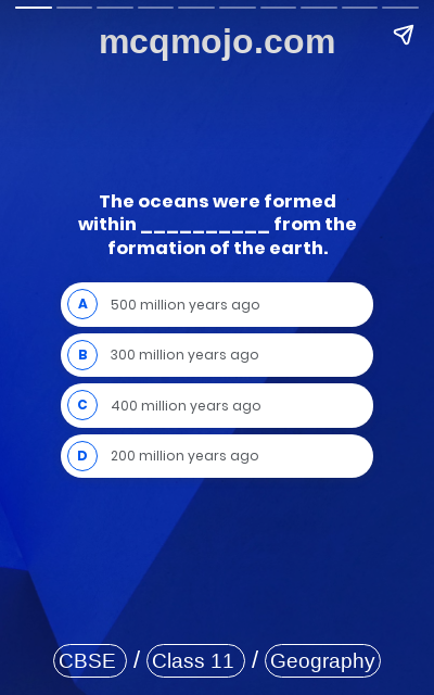 /web-stories/cbse-mcq-questions-for-class-11-geography-the-origin-and-evolution-of-the-earth-quiz-1/