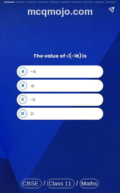 /web-stories/cbse-mcq-questions-for-class-11-maths-complex-numbers-and-quadratic-equations-quiz-1/