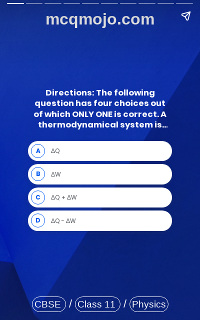 /web-stories/cbse-mcq-questions-for-class-11-physics-thermodynamics-quiz-1/