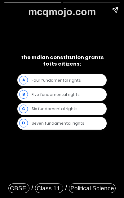 /web-stories/cbse-mcq-questions-for-class-11-political-science-rights-and-duties-in-the-indian-constitution-quiz-2/