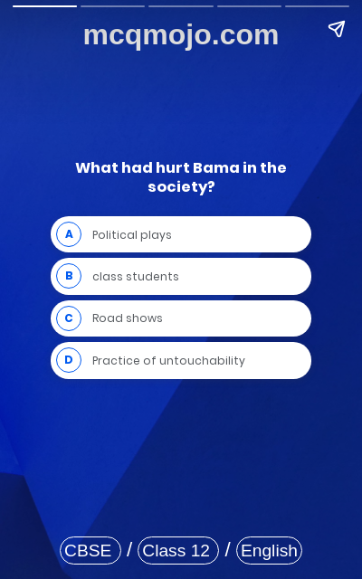 /web-stories/cbse-mcq-questions-for-class-12-english-vistas-memories-of-childhood-quiz-5/