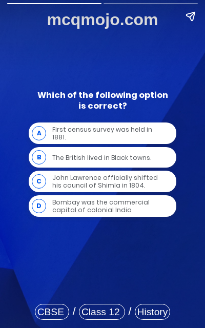 /web-stories/cbse-mcq-questions-for-class-12-history-colonial-cities-urbanisation-planning-and-architecture-quiz-2/