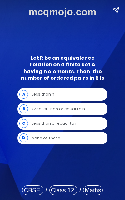 /web-stories/cbse-mcq-questions-for-class-12-maths-relations-and-functions-quiz-6/