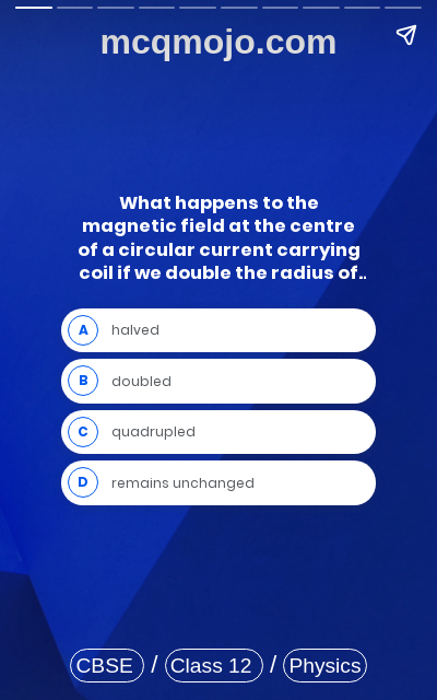 /web-stories/cbse-mcq-questions-for-class-12-physics-moving-charges-and-magnetism-quiz-2/