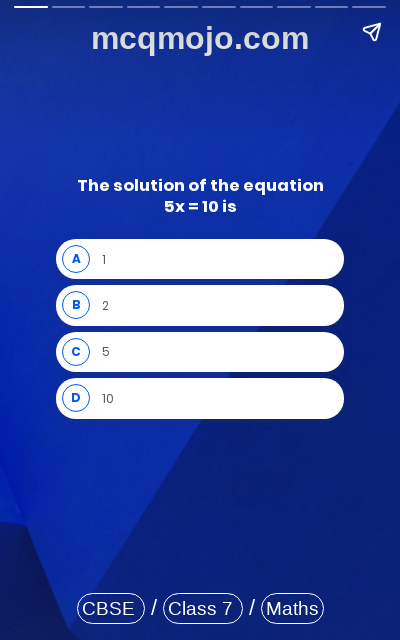 /web-stories/cbse-mcq-questions-for-class-7-maths-simple-equations-quiz-2/
