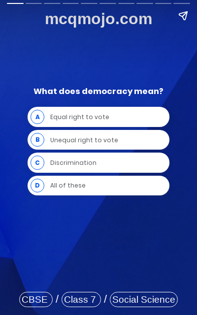/web-stories/cbse-mcq-questions-for-class-7-social-science-civics-on-equality-quiz-1/