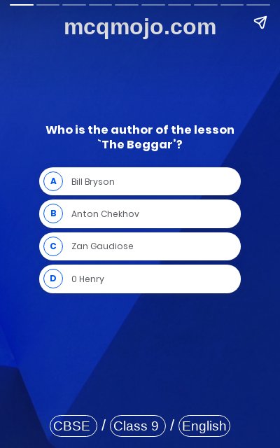 /web-stories/cbse-mcq-questions-for-class-9-english-moments-the-beggar-quiz-1/